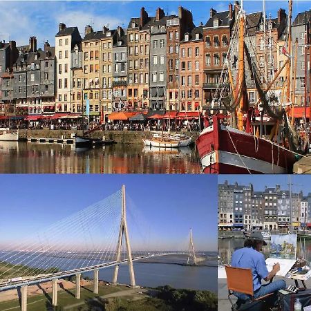 Le Havre De Paix 8 , Les Hauts De Honfleur, Piscine, Wifi Et Parking Gratuits Équemauville Exterior foto