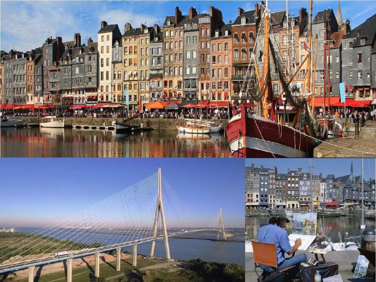Le Havre De Paix 8 , Les Hauts De Honfleur, Piscine, Wifi Et Parking Gratuits Équemauville Exterior foto